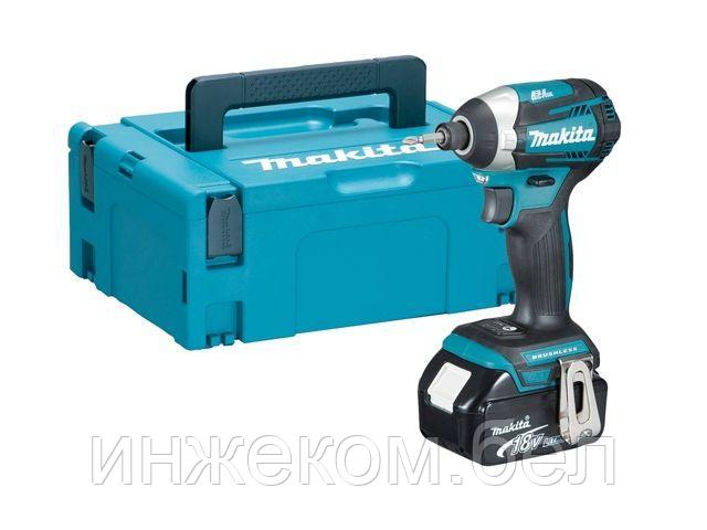 Аккум. шуруповерт MAKITA LXT DTD 154 RFE в чем. (18.0 В, 2 акк., 3.0 А/ч Li-Ion, 3 скор., 175 Нм, шурупы до 13