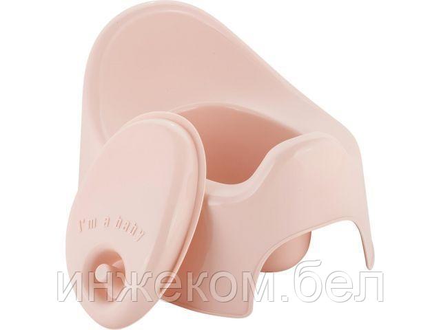 Горшок детский Lalababy Follow Me с крышкой, розовый зефир, LITTLE ANGEL (285х237х180 мм)