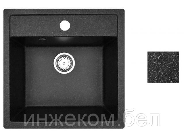 Мойка кухонная из искусственного камня STAR черный 510х505 мм, AV Engineering