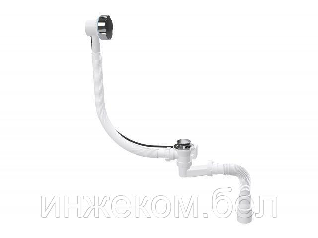 Сифон для ванны автомат, с гибкой трубой 1 1/2" - 40/50 мм, AV Engineering