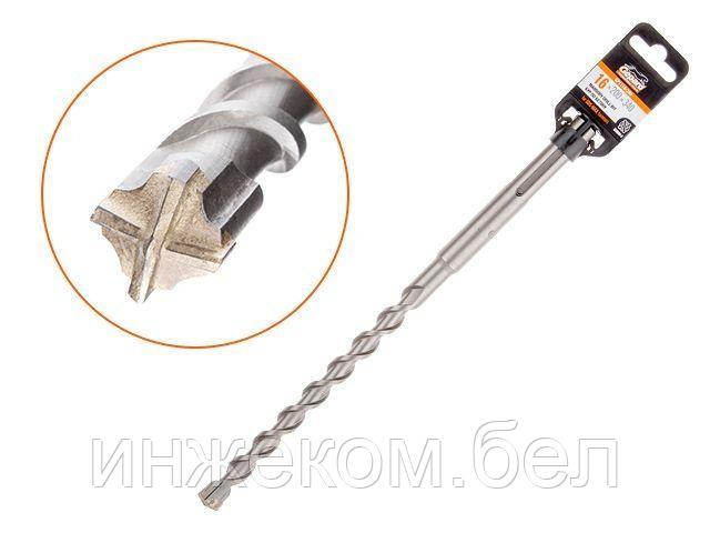16х200х340 мм бур (сверло) SDS-max QUADRO-X GEPARD (бур по бетону, крестовая пластина)