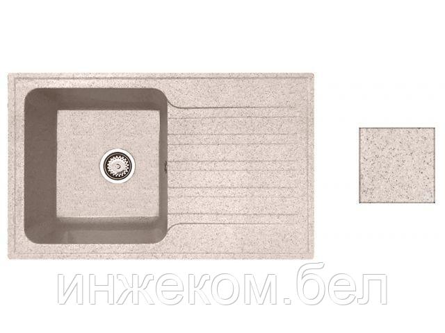 Мойка кухонная из искусственного камня ART гранит 770х475 мм, AV Engineering