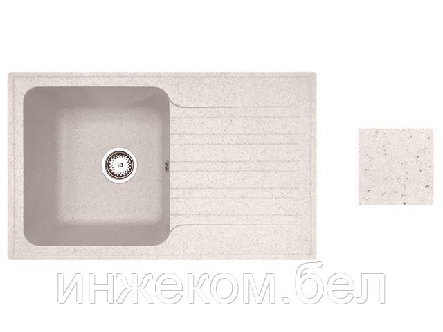 Мойка кухонная из искусственного камня ART песочный 770х475 мм, AV Engineering