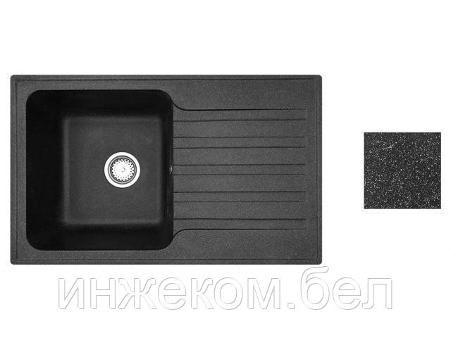 Мойка кухонная из искусственного камня ART черный 770х475 мм, AV Engineering