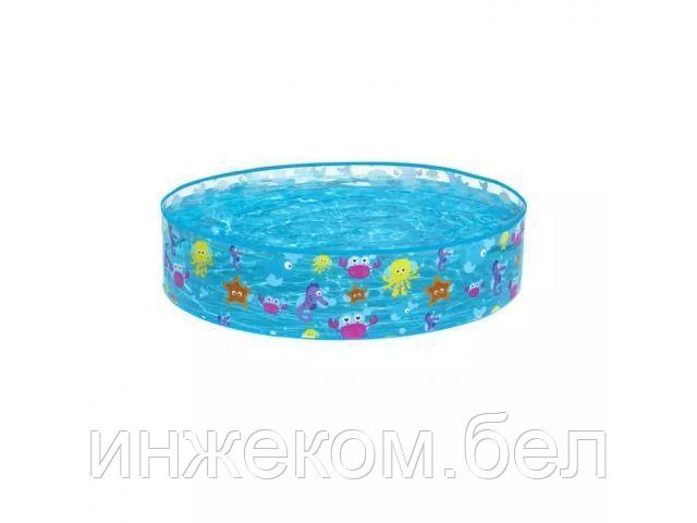 Складной детский бассейн Fill 'N Fun Sparking Sea, 122 х 25 см, BESTWAY