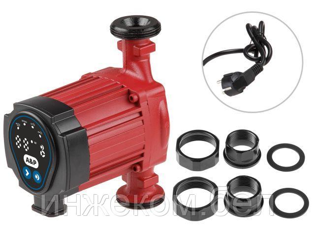 Насос циркуляционный WISE-25/40-180, A&P (5-22 Вт, 2400 л/ч, 4 м)