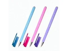 Ручка шариковая масляная BRAUBERG "FRUITY Pastel", СИНЯЯ, soft-touch, узел 0,7 мм, линия письма 0,35 мм,