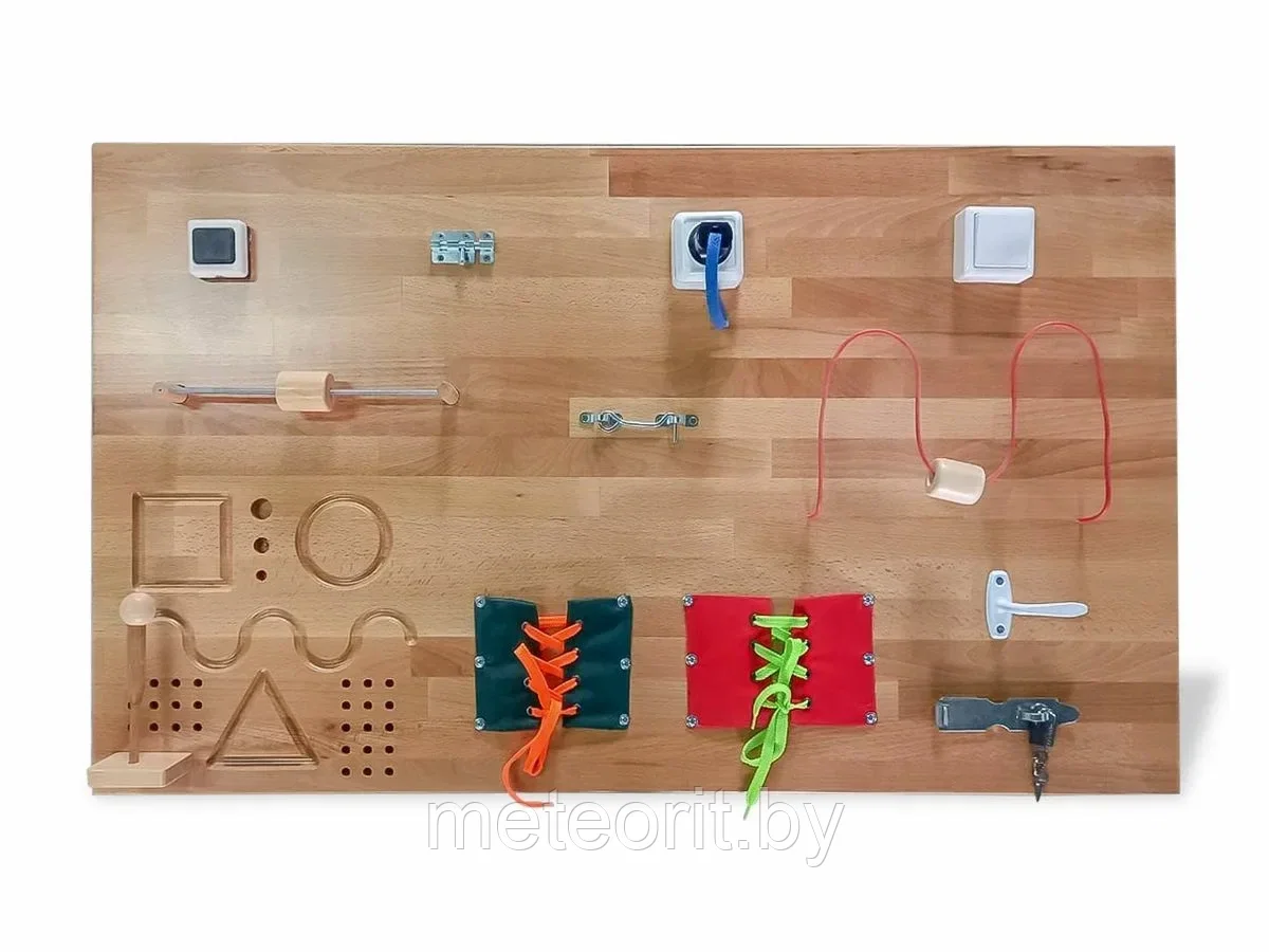 Бизиборд для эрготерапии Интересное обучение (панель настенная доска Эрготерапия)