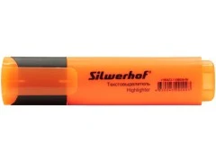 Текстовыделитель Silwerhof Blaze 108036-06 скошенный пиш. наконечник 1-5мм оранжевый картон