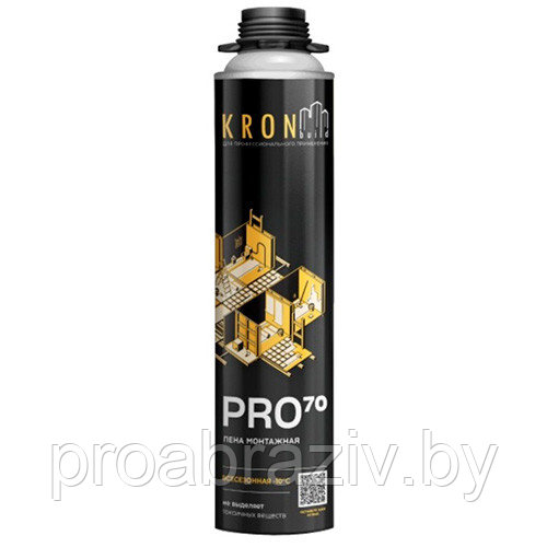 Профессиональная монтажная пена KRONbuild всесезонная PRO 70