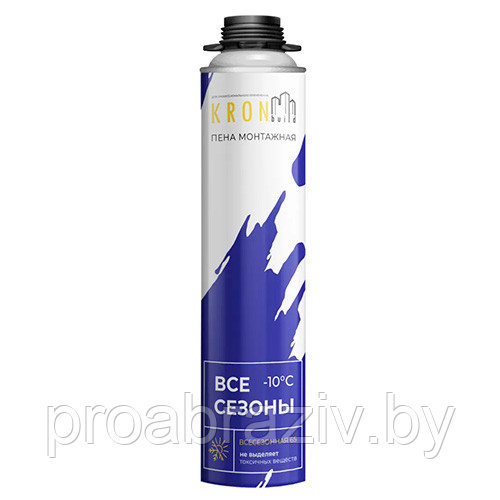 Профессиональная монтажная пена KRONbuild всесезонная 65