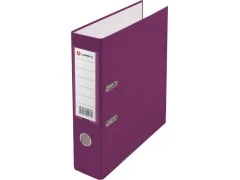 Папка регистратор А4, ПВХ LAMARK, 80 мм, с мет. уголком, розовый, арт.AF0600-PN1