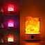Соляной ионизирующий светильник-ночник с розовой гималайской солью Crystal Salt Lamp 0,7 кг, фото 2