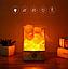 Соляной ионизирующий светильник-ночник с розовой гималайской солью Crystal Salt Lamp 0,7 кг, фото 3