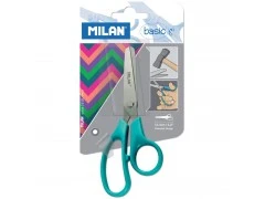 Ножницы Milan "Basic" 13,3см, эргономичные ручки, ассорти, арт. 80066