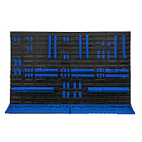 F-PST2307 Forsage Настенный пластиковый стеллаж-стенд для инструментов 78х115,2см (полки для ключей и