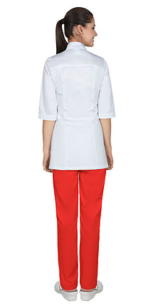 Костюм СИРИУС-БАРБАРА женский белый с красным, фото 2