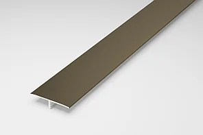 Т-образный порог 18 мм ШАМПАНЬ МАТ 270 см