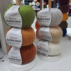 Пряжа Alpaca Gold Paillettes (Альпака Голд с пайетками)