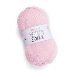 Пряжа Yarnart Forza Solid (Форза Солид) цвет 4634 светло-розовый