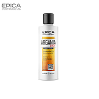 Шампунь для блеска волос Epica Professional ARGANIA RISE Organic 250мл