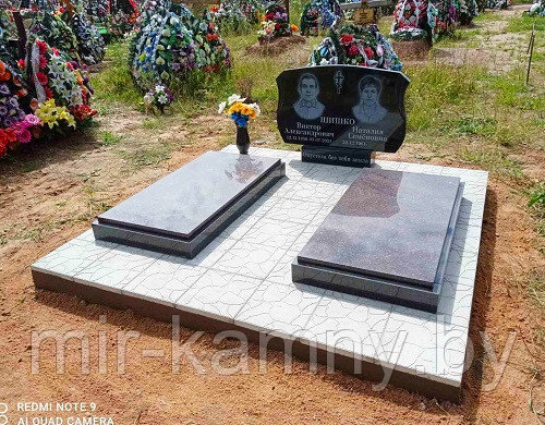БЮДЖЕТНЫЙ ВАРИАНТ ПАМЯТНИКА НА ДВОЙНОЕ ЗАХОРОНЕНИЕ
