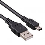 Кабель Mini USB ExeGate 1.8м черный EX-CC-USB2-AMminiBM5P-1.8