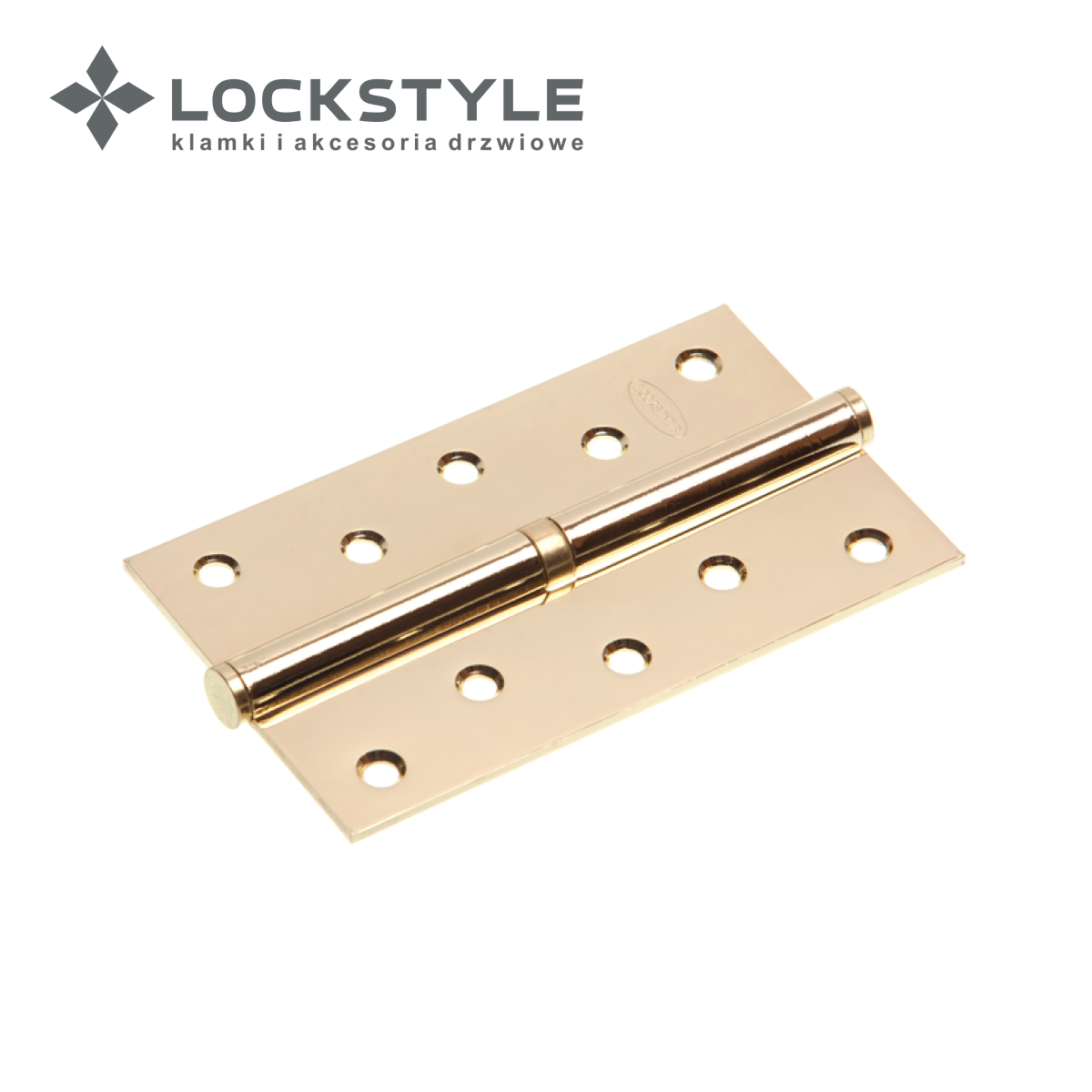 Петля дверная  LOCKSTYLE  5 PB-R золото, правая (с шариковыми подшипниками)