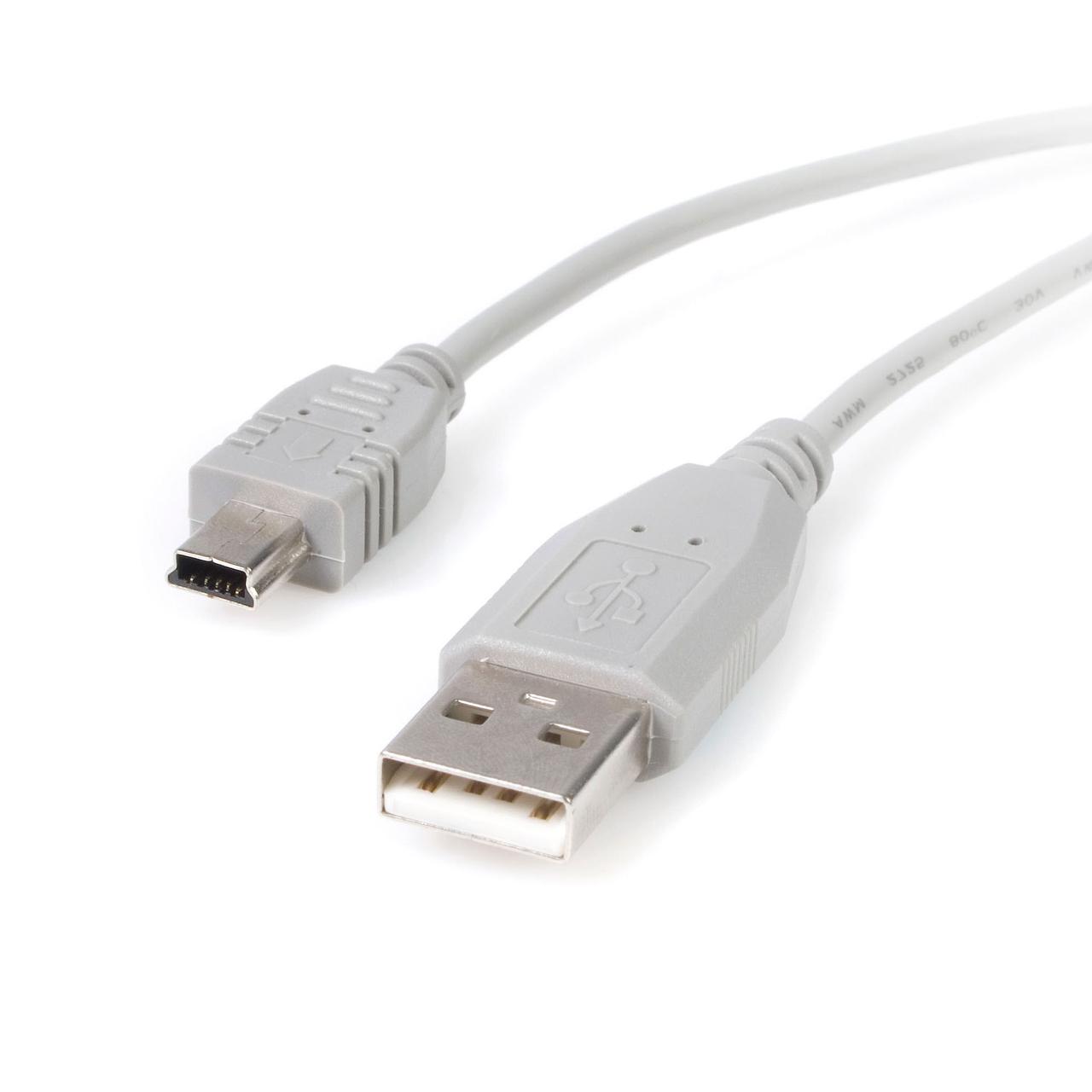 Кабель USB  штекер А - штекер Mini 5 pin  1,5 м  ВВ (57-015) /10