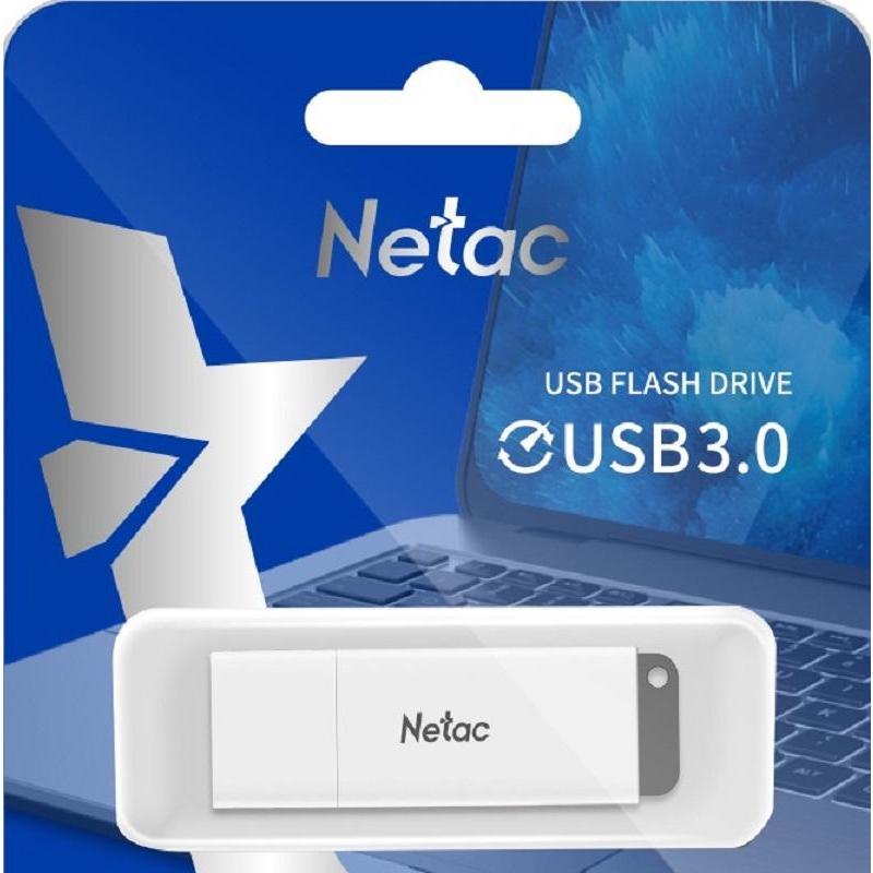 Флеш-накопитель NETAC, U185, белый, USB Type-A 64GB (Цена с НДС)