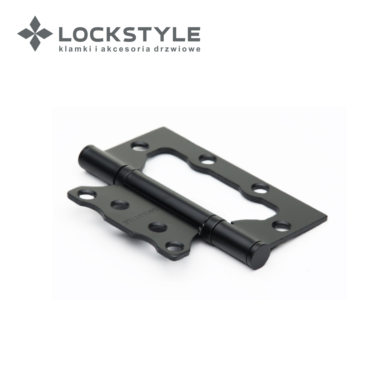 Петля дверная LOCKSTYLE FH AL6 черный матовый, универсальная (с шариковыми подшипниками)