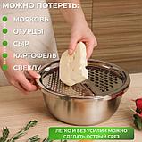 Миска 3 в 1 (теркой,дуршлаг 28см.), фото 4