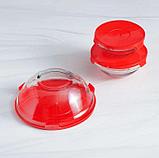 Набор стеклянных салатников Red Cherry №808, фото 5