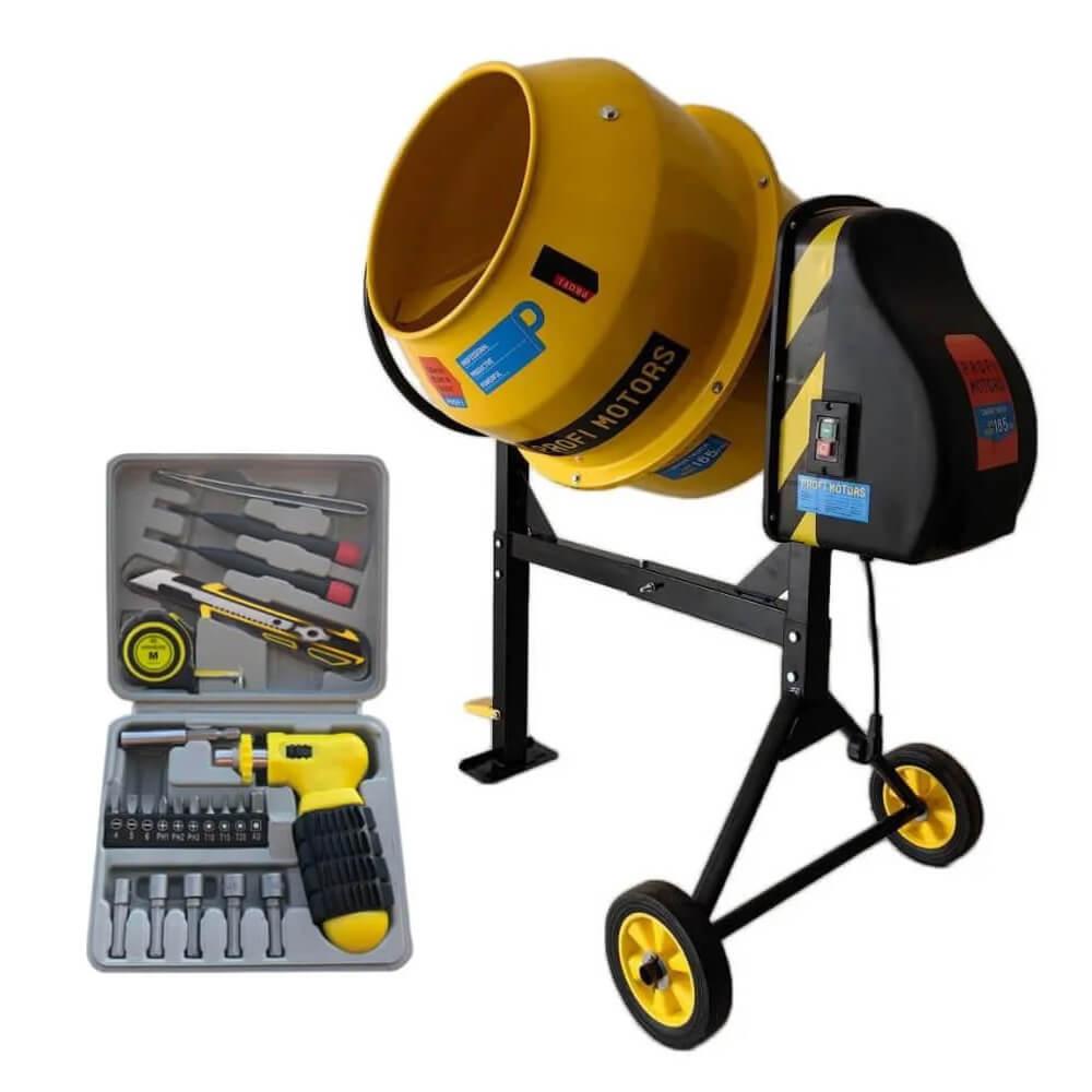 Бетономешалка Profi Motors V150 (0,9 кВт)
