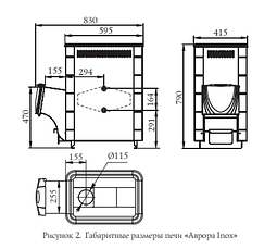 Печь для бани TMF Аврора Inox ДА Иллюминатор, фото 3
