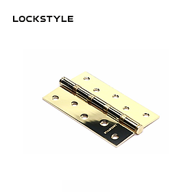 Петля дверная  LOCKSTYLE 5 PB-F золото, универсальная (с шариковыми подшипниками)