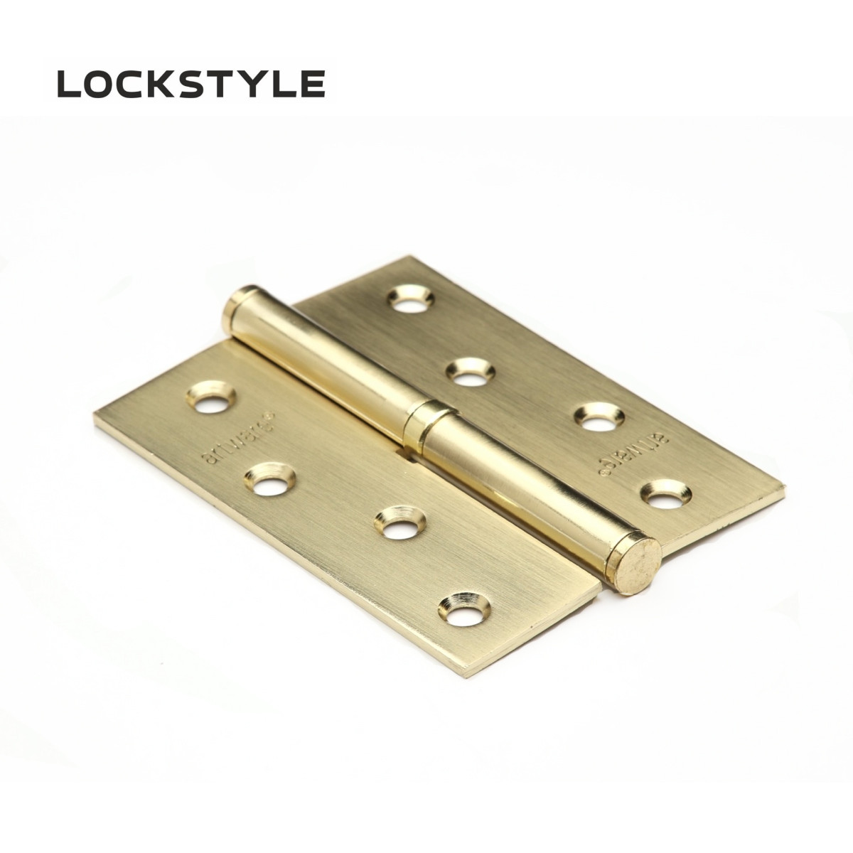 Петля дверная LOCKSTYLE ART-4 SB-R матовое золото, правая (с шариковыми подшипниками)