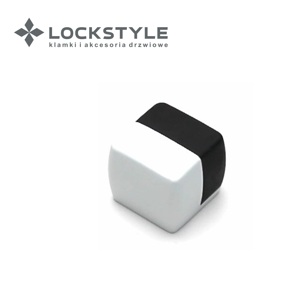 Дверной ограничитель SYSTEM DS1015 AL315 (белый матовый)