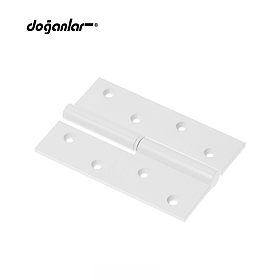 Петля дверная DOGANLAR DOG120 AL315-L белый матовый, левая, латунь