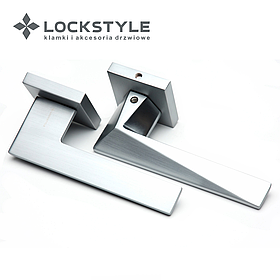 Ручки дверные LOCKSTYLE MIRAGE ZN CBM ( матовый хром)