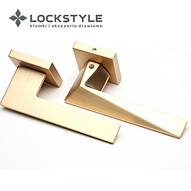 Ручки дверные LOCKSTYLE MIRAGE ZN BB (матовое золото)