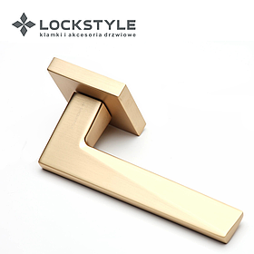 Ручки дверные LOCKSTYLE MORI ZN BB ( матовое золото)