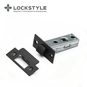 Механизм дверной врезной LOCKSTYLE 100PVC комплект с ответной планкой AL6 (черный )