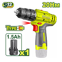 Дрель-шуруповерт аккумуляторная DYLLU DTCDS520