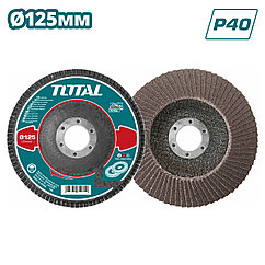 Круг лепестковый 125x22,2 мм P40 TOTAL TAC631251