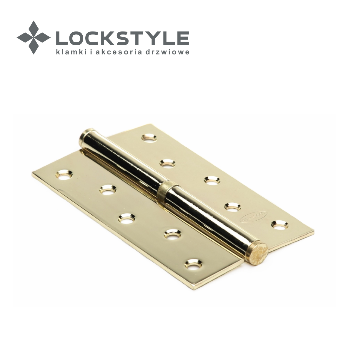 Петля дверная LOCKSTYLE M-4 PB-R золото, правая (с шариковыми подшипниками)