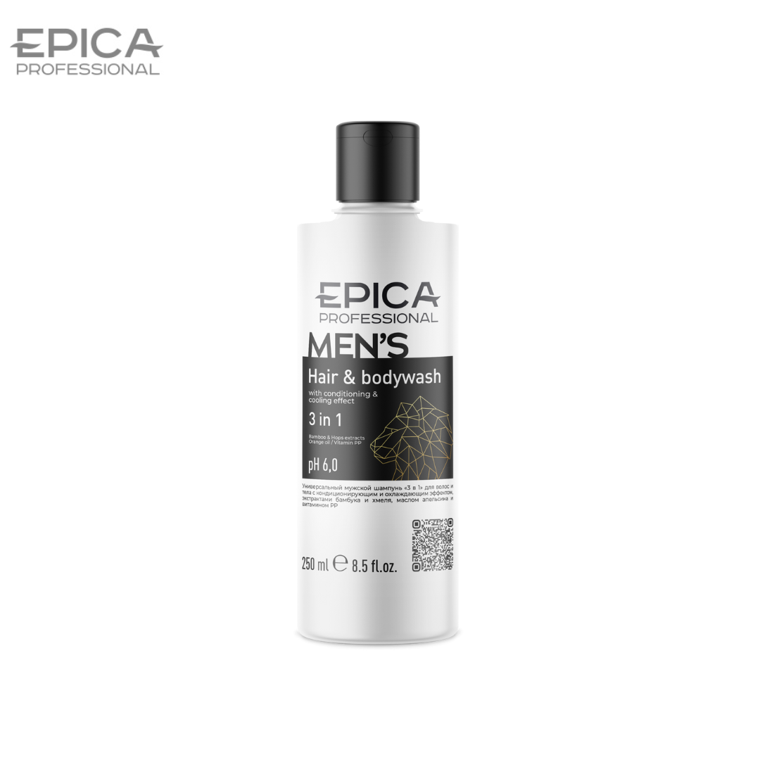 Шампунь гель для душа Epica Professional Men’s 250мл