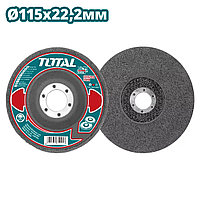 Круг шлифовальный 115х22,2 мм TOTAL TAC661151