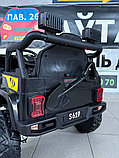 Детский электромобиль Baby Driver T222 4WD (черный) Jeep Усиленный аккумулятор 12V/10Аh Полноприводный, фото 5