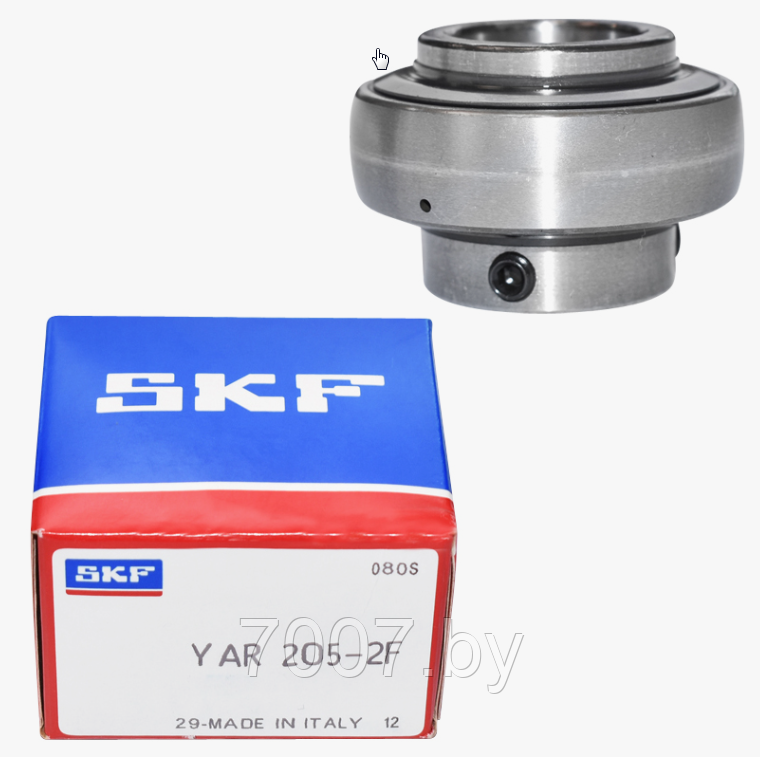 Подшипник YAR205-2F (UC-205), размер (25х52х17/34,1) SKF